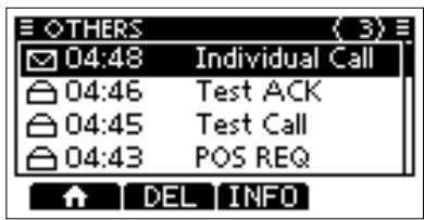 ICOM M510 - ◇ Received DSC Log - 1