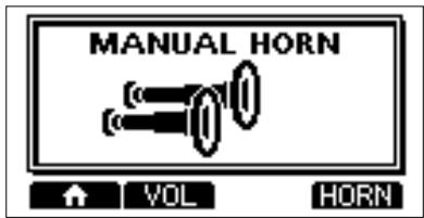 ICOM M510 - ◇ Manual Horn function - 2