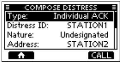 ICOM M510 - ◇ Sending a Distress Relay acknowledgment (For only the USA version) - 4