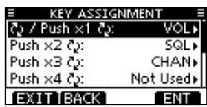ICOM M510 - ◇ Key Assignment - 1