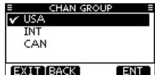 ICOM M510 - ◇ Channel Group - 1