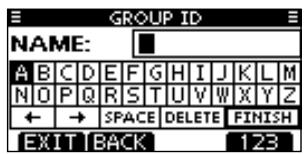 ICOM M510 - Entering Individual/Group ID - 4