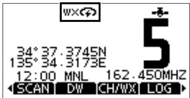ICOM M510 - ◇ Setting the Weather Alert - 2