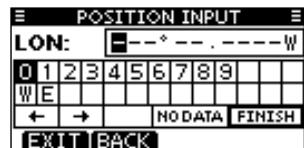 ICOM M510 - Entering position and time - 2