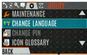 L3Harris XL-95P - SELECT LANGUAGE - 1