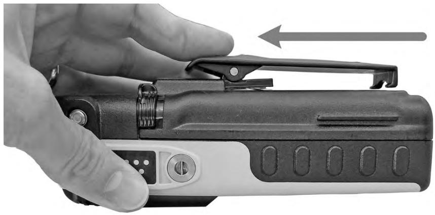 L3Harris XL-95P - Installing the Belt Clip - 1