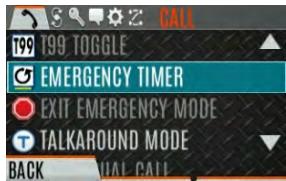 L3Harris XL-45P - EMERGENCY CHECK-IN TIMER - 1