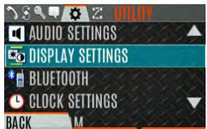 L3Harris XL-45P - DISPLAY SETTINGS - 1