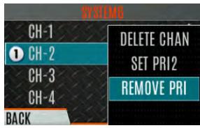 L3Harris XL-45P - Set or Remove Priority 1 and Priority 2 Channels - 3