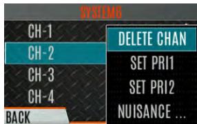 L3Harris XL-45P - Edit Scan List - 4