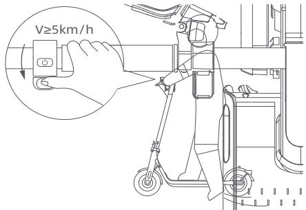 NAVEE V50 - Démarrage et accélération - 1