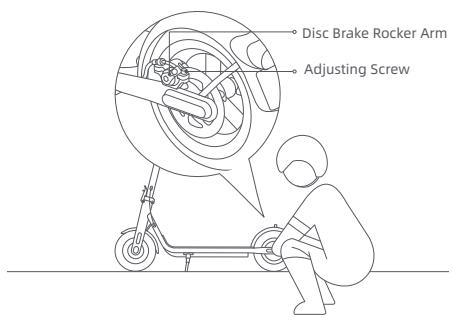NAVEE V50 - Adjust the Disc Brake - 1