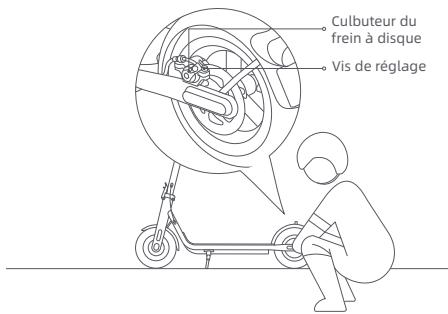 NAVEE V50 - Réglage du frein à disque - 2