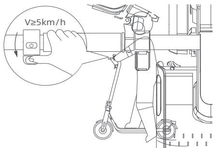 NAVEE V40 - Démarrage et accélération - 1