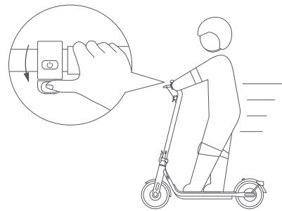 NAVEE V40 - Décelération et freinage et stationnement - 1