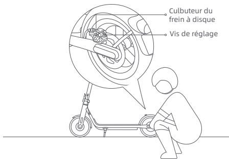 NAVEE V40 - Réglage du frein à disque - 2