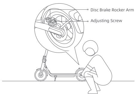 NAVEE V40 - Adjust the Disc Brake - 1