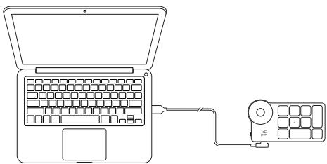 XP-Pen MT1592B - Kabellose Fernbedienung mit Schnelltasten - 1