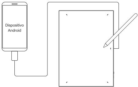 XP-Pen MT1592B - Conexión a su téléphone móvil o tableta Android - 1