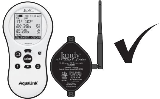 Jandy AquaLink RS - Competibilidad - 3