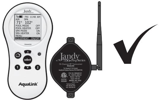 Jandy AquaLink Z4 - Compatibility - 3