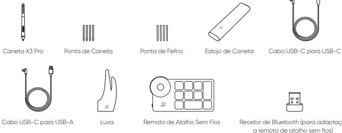 XP-Pen MT1172B - Acessórios - 1