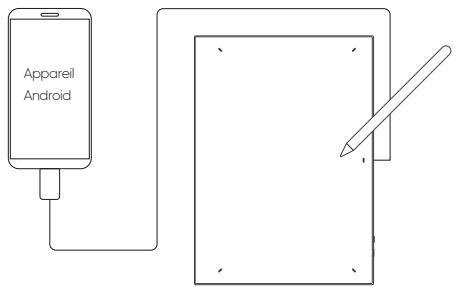XP-Pen MT1172B - Connexion à un Telefoné Android ou une Tablette - 1