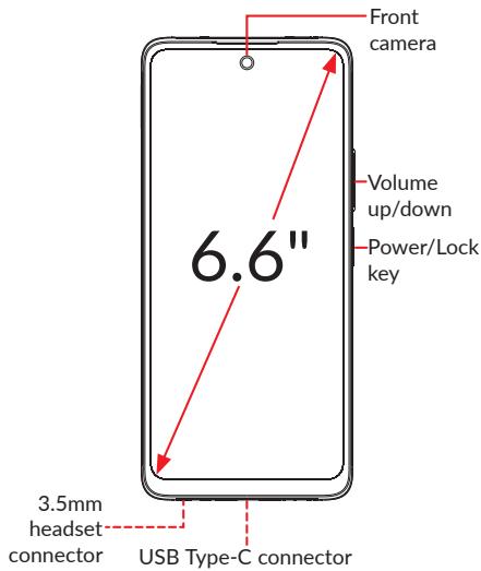 TCL TCL 50 XE NXT PAPER 5G - Keys and connectors - 1
