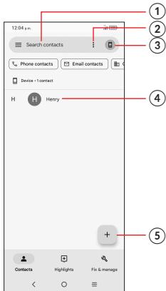 TCL TCL 50 XE NXT PAPER 5G - Contacts - 1
