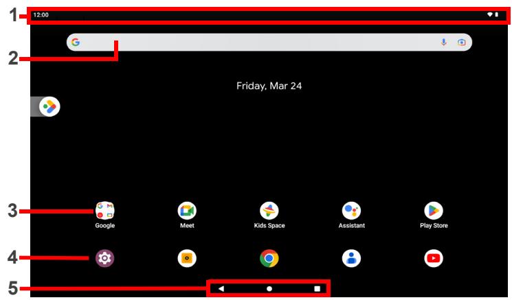 Iconia M10-11 - Home screen - 1