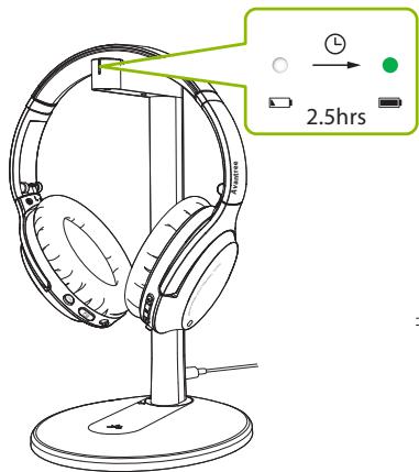 Avantree BTHS-AS100 - OPTION 2 Aufladen über das USB-Kabel: - 1