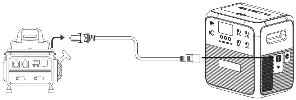 BLUETTI AC180T - Generator Charging - 1