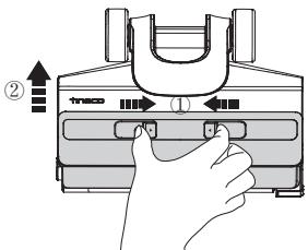 TINECO S6 SERIES - Couvercle du rouleaurosse - 1