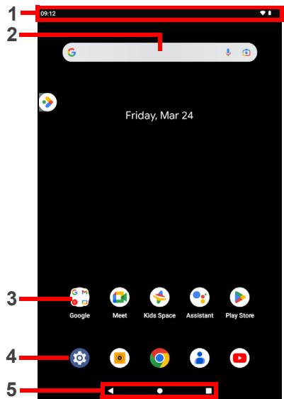ACER A10-11 - Home screen - 1
