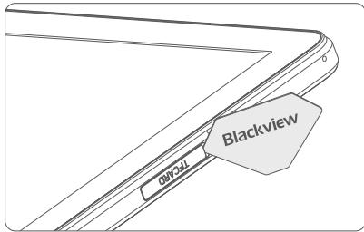 BLACKVIEW Tab 30 WiFi Series - How to insert the card - 1