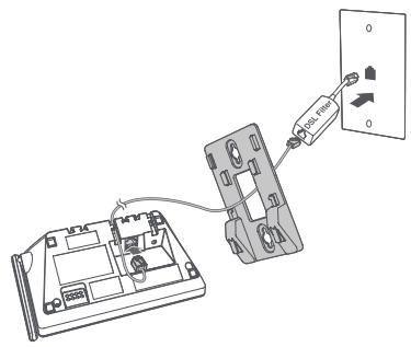 AT&T CL82107 - Wall-mount installation (optional) - 1