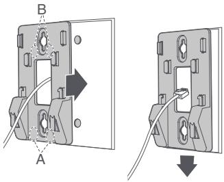 AT&T CL82107 - Wall-mount installation (optional) - 2