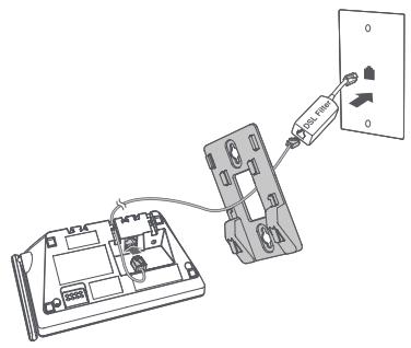 AT&T CL82167 - Wall-mount installation (optional) - 1