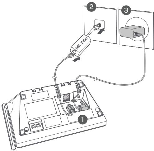 AT&T CL82257 - Telephone base - 1