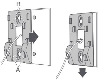 AT&T CL82407 - Wall-mount installation (optional) - 2