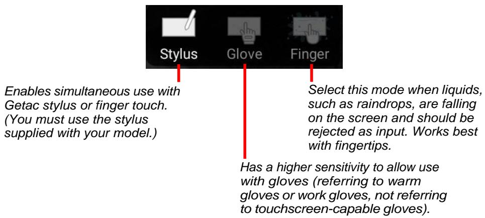 Getac ZX80 - Touch Mode - 1