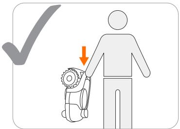 SEGWAY Navimow - Comment déplacer ou soulever correctement : - 1