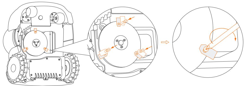 SEGWAY Navimow - How to replace the blades: - 2