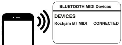RockJam RJMK25 - Bezprzewodowe MIDI (Bluetooth): - 1