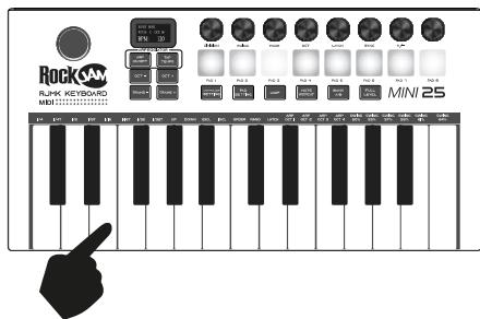 RockJam RJMK25 - Bluetooth MIDI: - 2