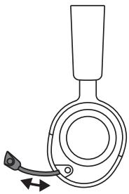 STEELSERIES ARCTIS NOVA 5X - RETRACTABLE MICROPHONE - 1