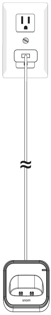 Snom M56 - Handset Installation - 2