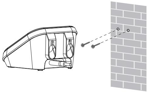 Snom M56 - To mount the charger on the wall: - 1