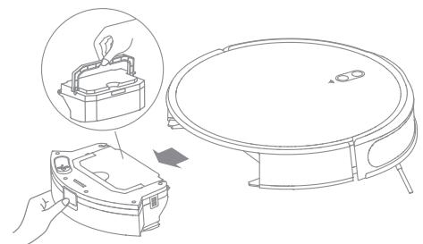 DREAME R2380C - Nettoyez le compartment à poussière et le filtré - 1