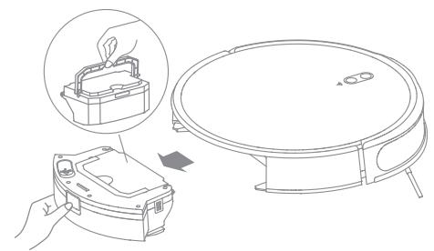 DREAME R2380C - Clean the Dust Box and Filter - 1